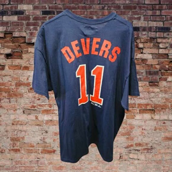 Majestic Boston #11 Devers Size‎ 2XL *NEW* (T25) - Picture 2 of 3